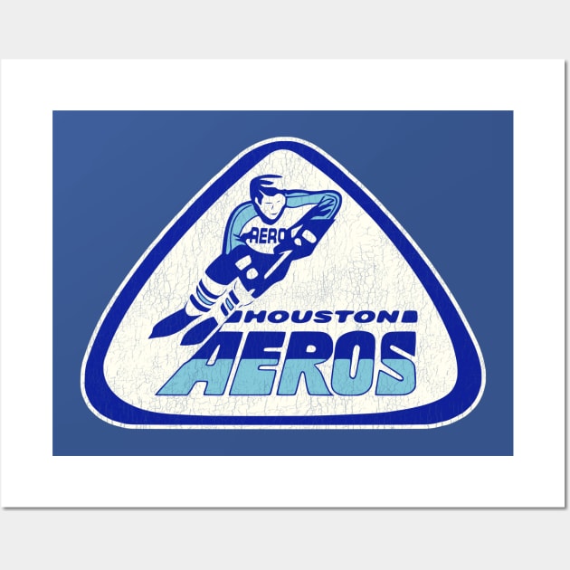 Defunct Houston Aeros Hockey Team Wall Art by Defunctland